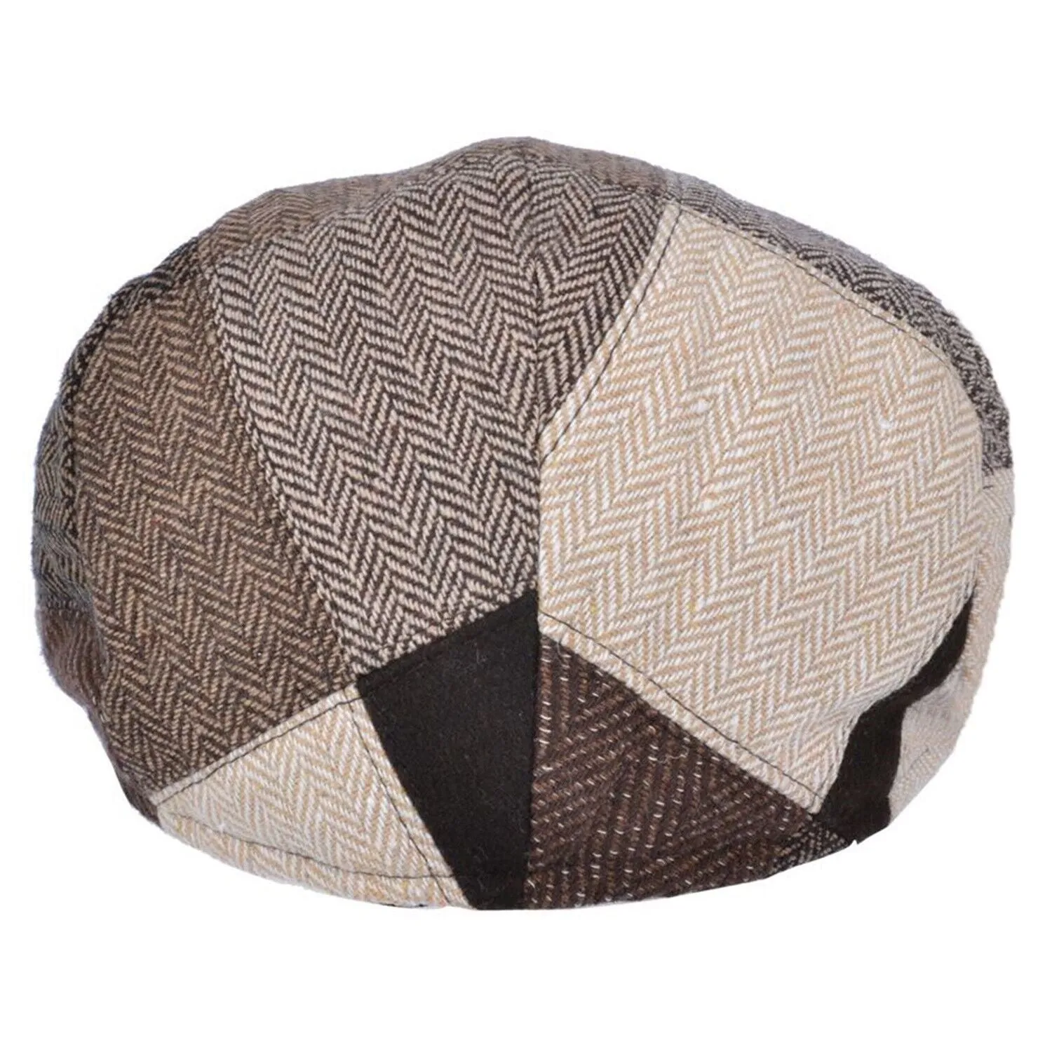 Flat Cap Tweed Patchwork Style - Maz