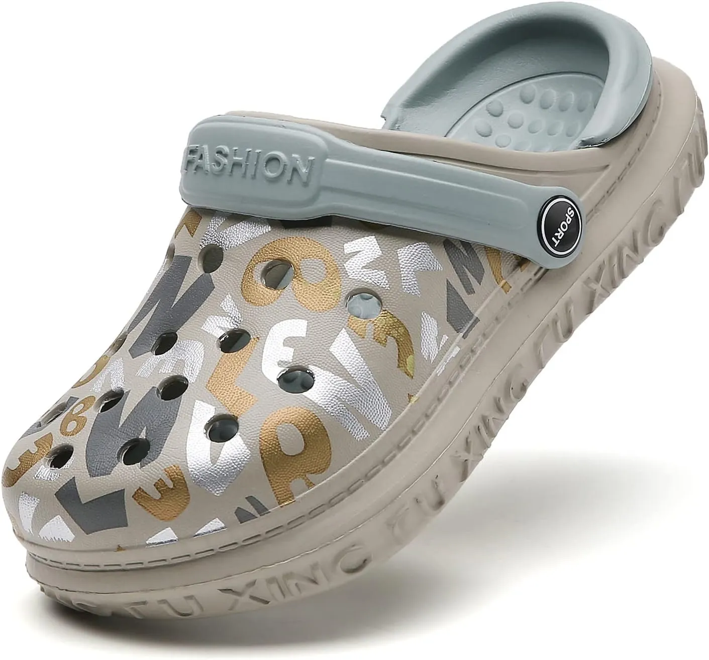FLIOZY Kid's Garden Clogs Boys Girls Sandals Summer Beach Slip on Water Shoes Lightweight Pool Shower Slippers