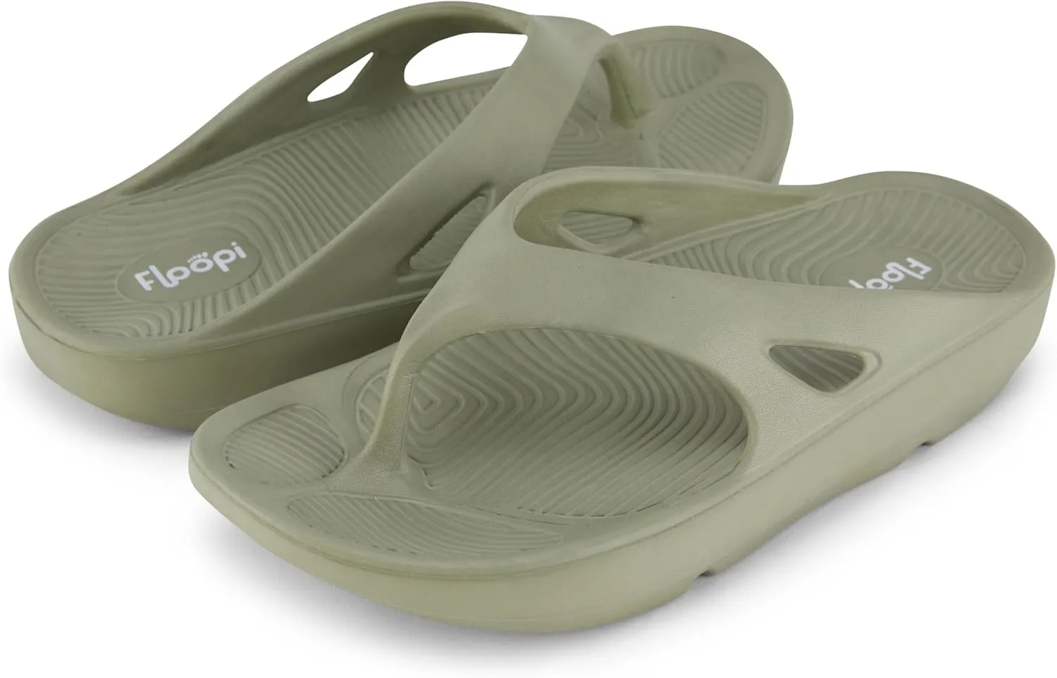 Floopi Womens Sandals LightWeight Thong Sandal for Women Ladies Sport Sandal with Arch Support, Waterproof Beach Flip Flops for Women