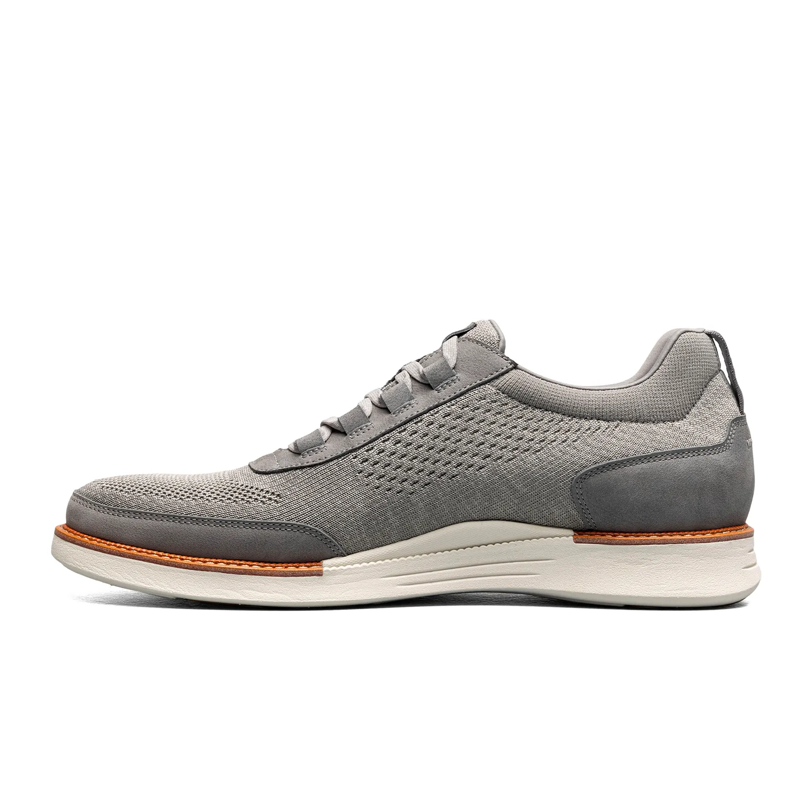 Florsheim Launch Knit Elastic Lace Slip On (Men) - Gray