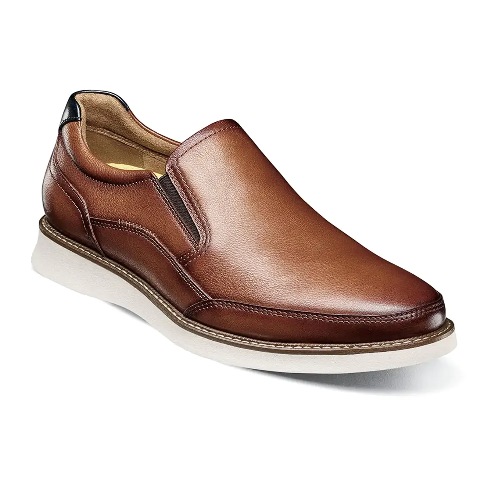 Florsheim Launch Moc Toe Slip On (Men) - Cognac Multi