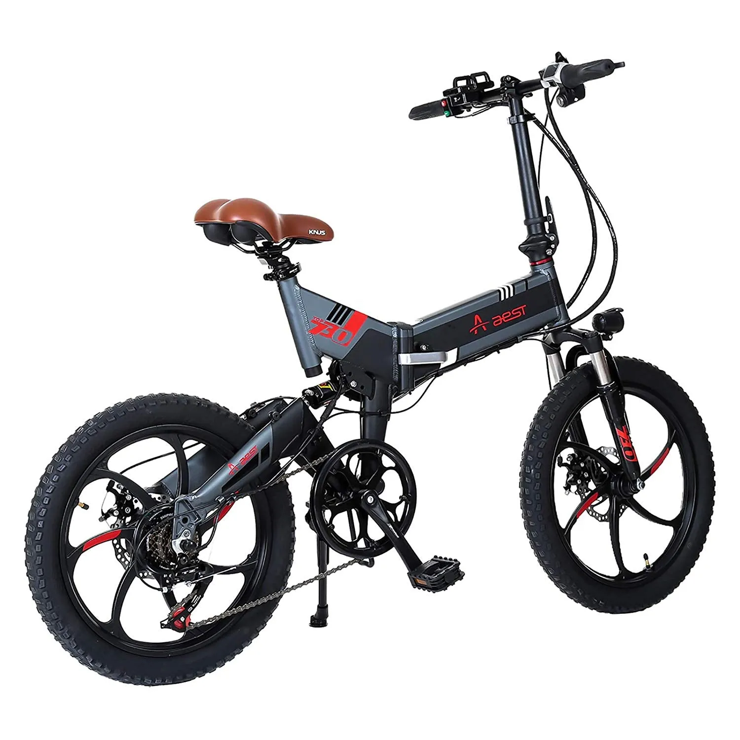 Foldable Aluminium Electric Bicycle With Pedal Assist 48 v
