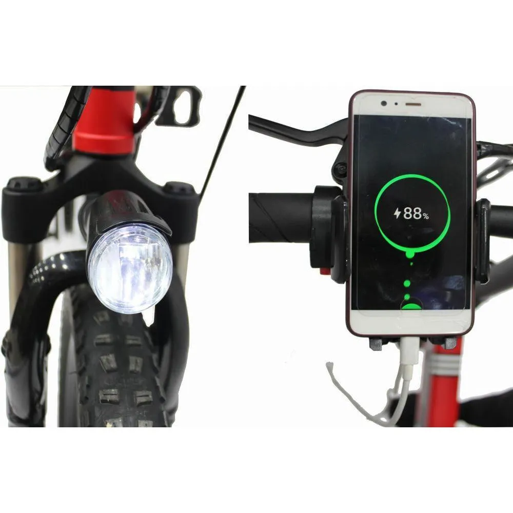 Foldable Aluminium Electric Bicycle With Pedal Assist 48 v
