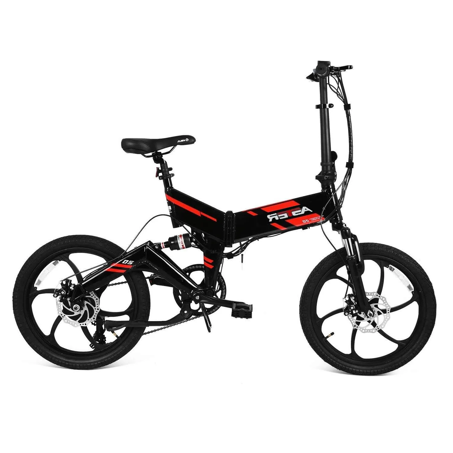 Foldable Aluminium Electric Bicycle With Pedal Assist 48 v