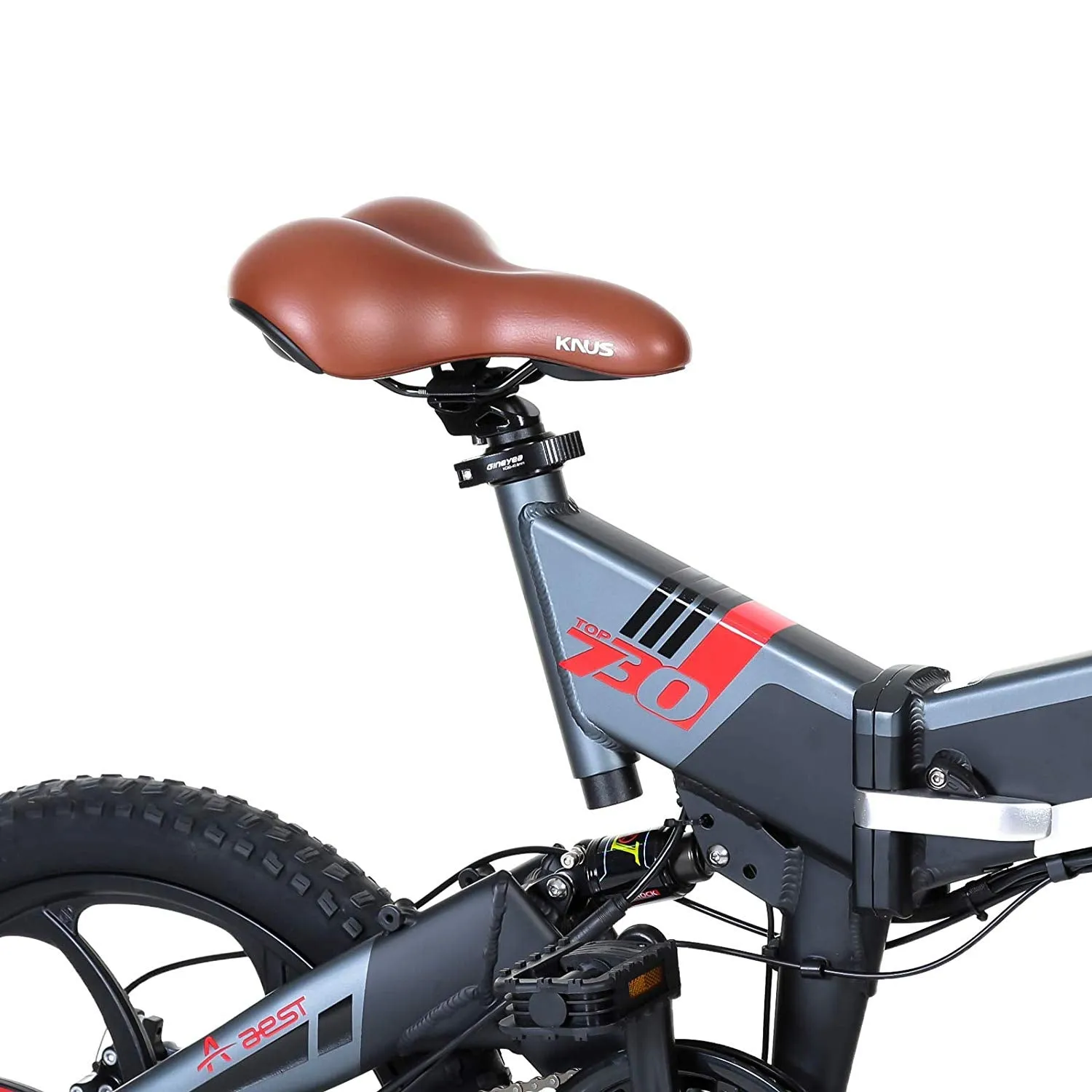 Foldable Aluminium Electric Bicycle With Pedal Assist 48 v
