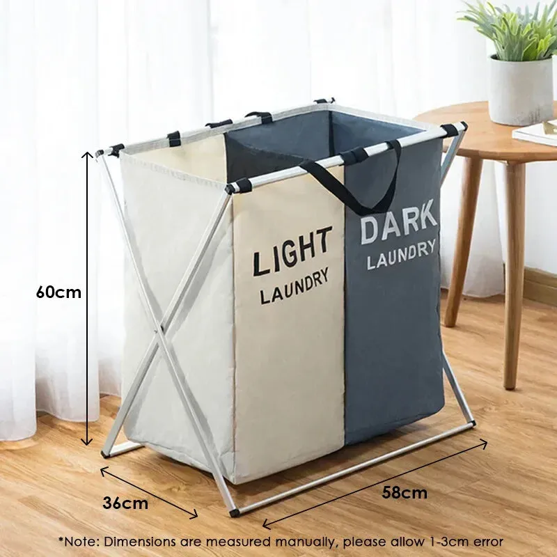 Foldable Laundry Hamper with Storage