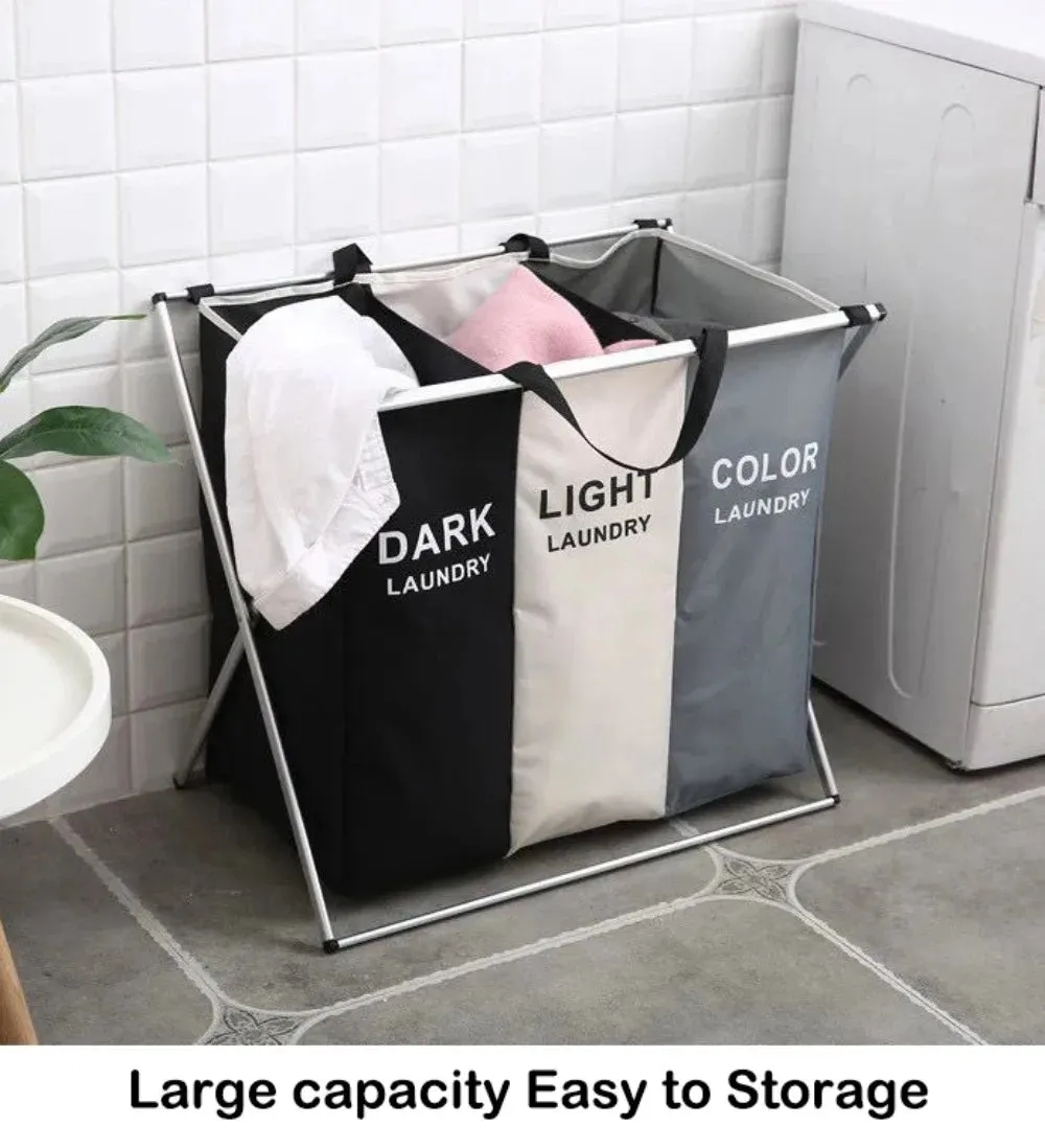 Foldable Laundry Hamper with Storage