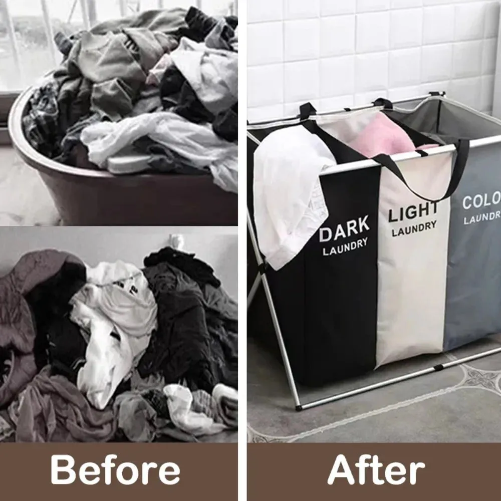 Foldable Laundry Hamper with Storage
