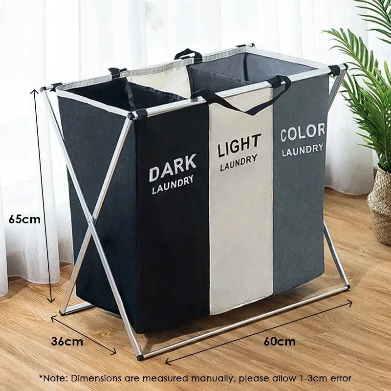 Foldable Laundry Hamper with Storage