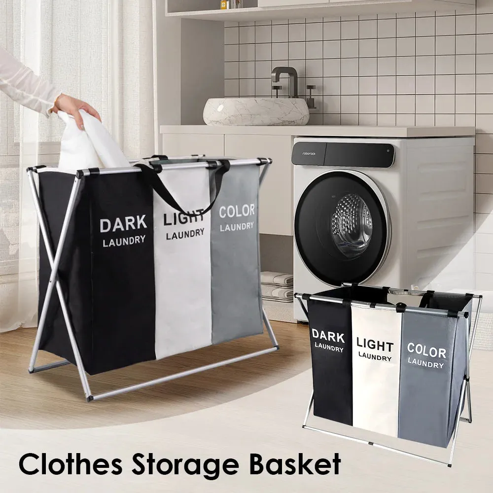Foldable Laundry Hamper with Storage