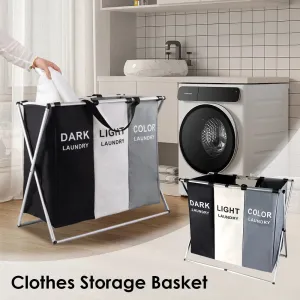 Foldable Laundry Hamper with Storage