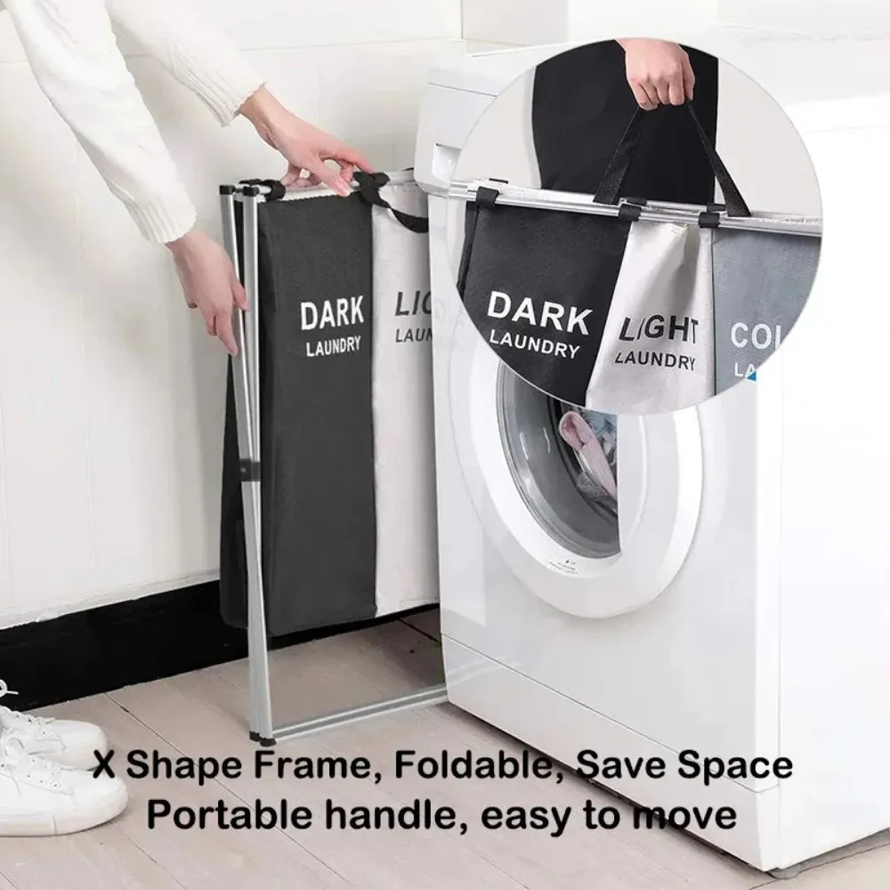 Foldable Laundry Hamper with Storage