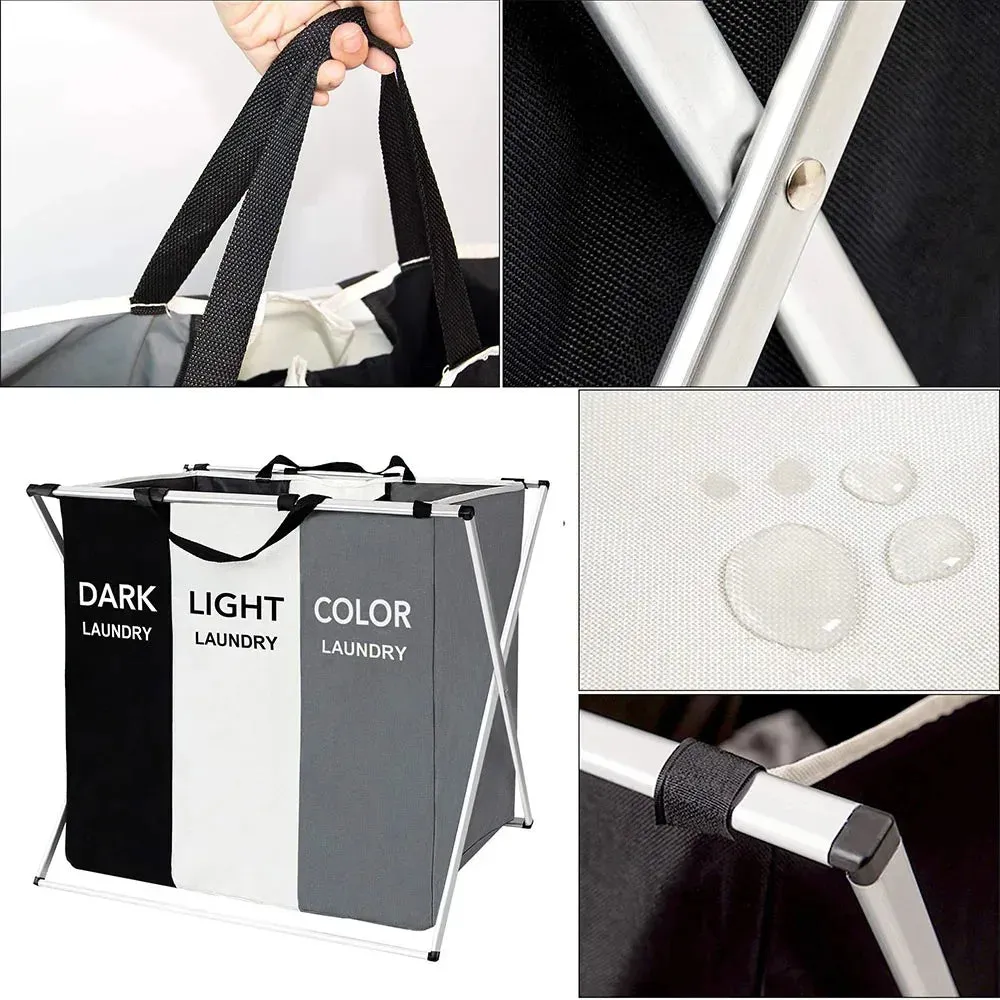 Foldable Laundry Hamper with Storage