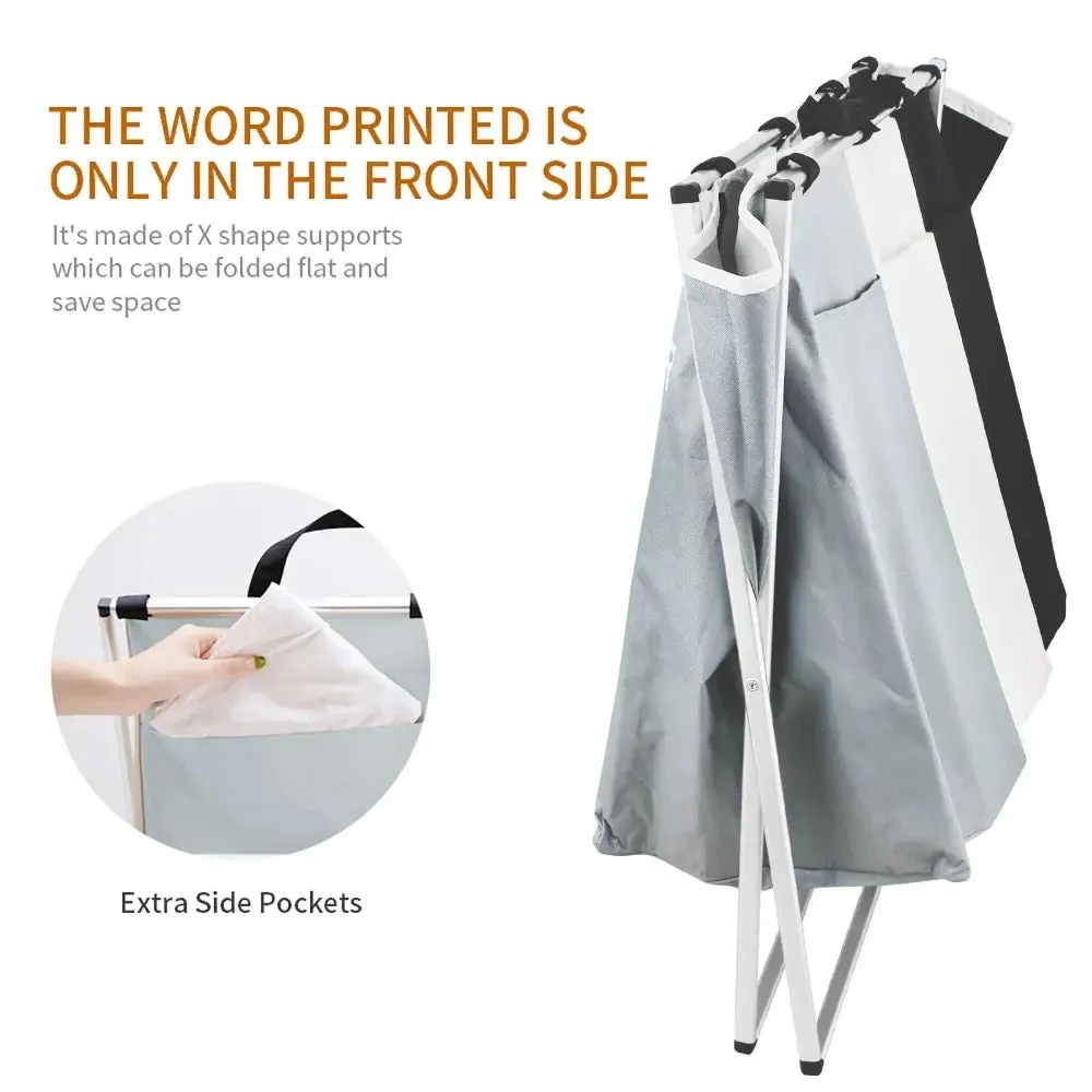 Foldable Laundry Hamper with Storage