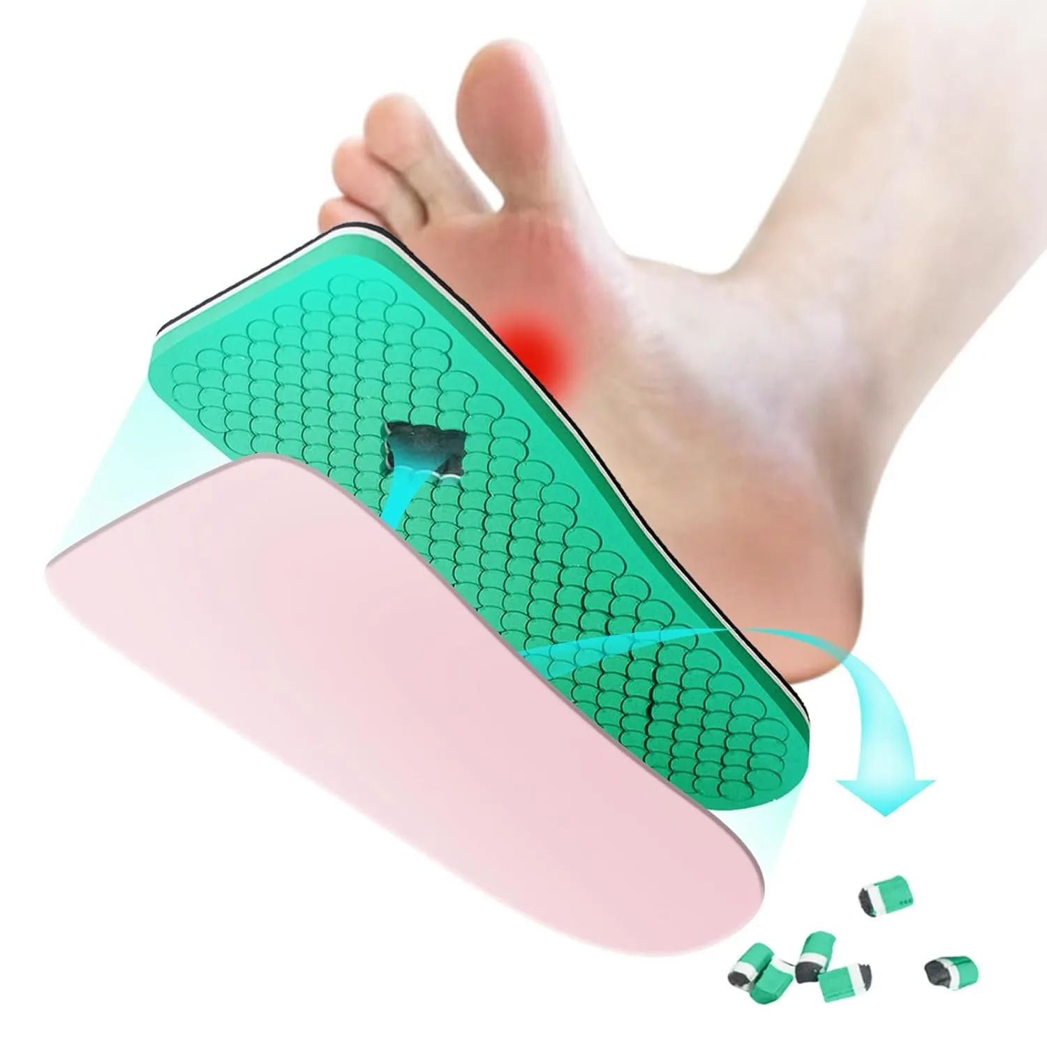 Forefoot Offloading Post Op Shoe-Wedge Post Op Shoe Ortho Wedge Healing Shoes - Offloading Shoes with Peg Assist Insole for Broken Toe, Bunion, Hammer toe, Diabetic Foot Ulcer, S