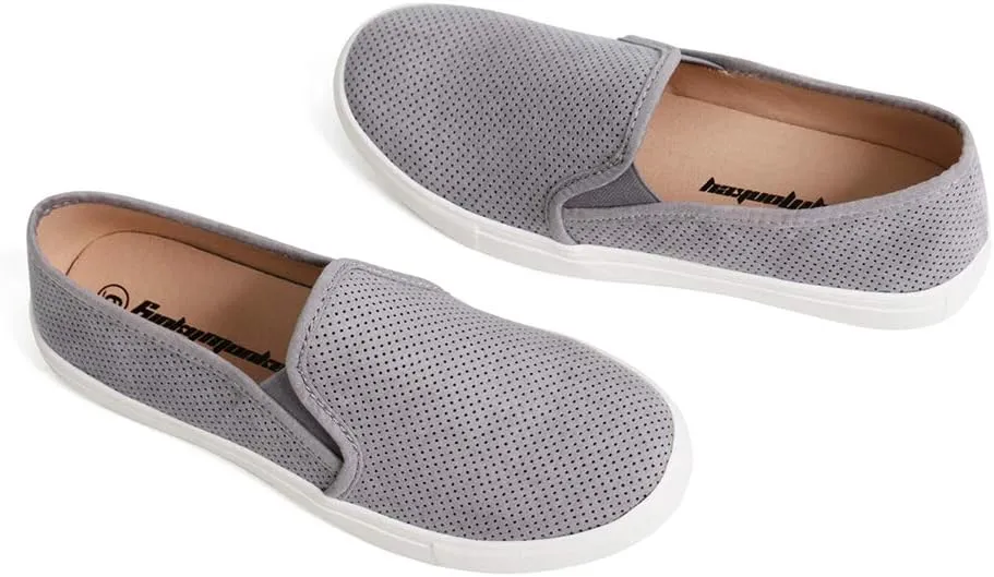 FUNKYMONKEY Women's Loafers Comfort Walking & Driving Slip-on Fashion Sneaker
