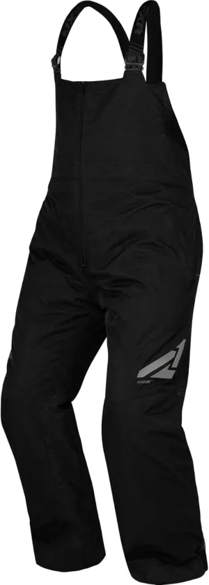 FXR Men's Fuel Snow Bib Pant 2025 (Black - Large)
