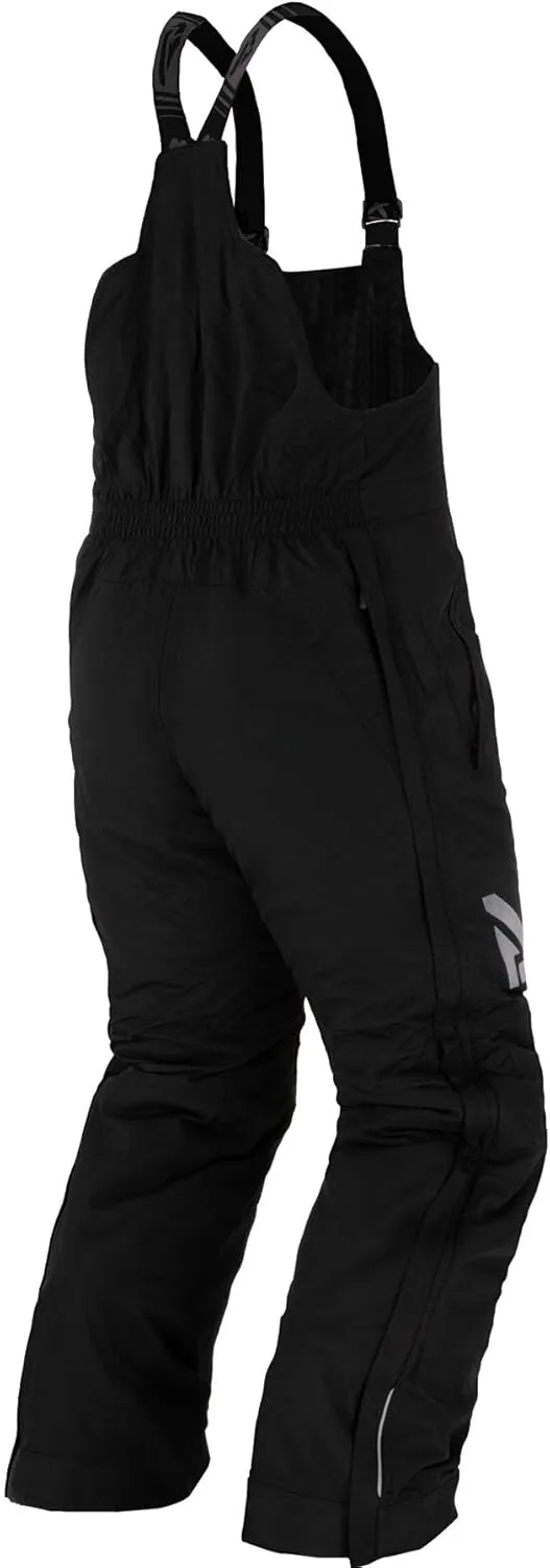 FXR Men's Fuel Snow Bib Pant 2025 (Black - Large)