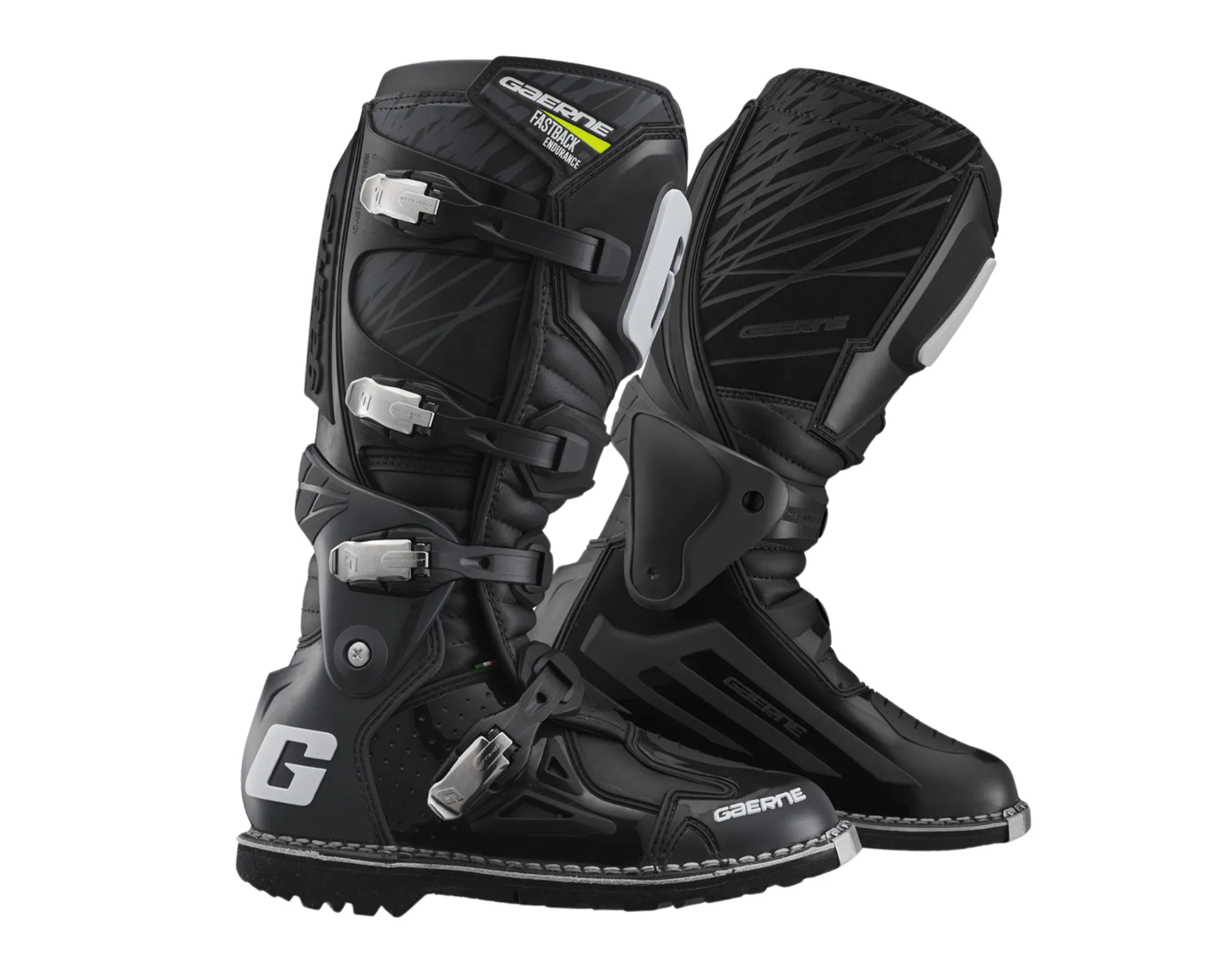 GAERNE FASTBACK ENDURANCE BLACK ENDURO BOOTS