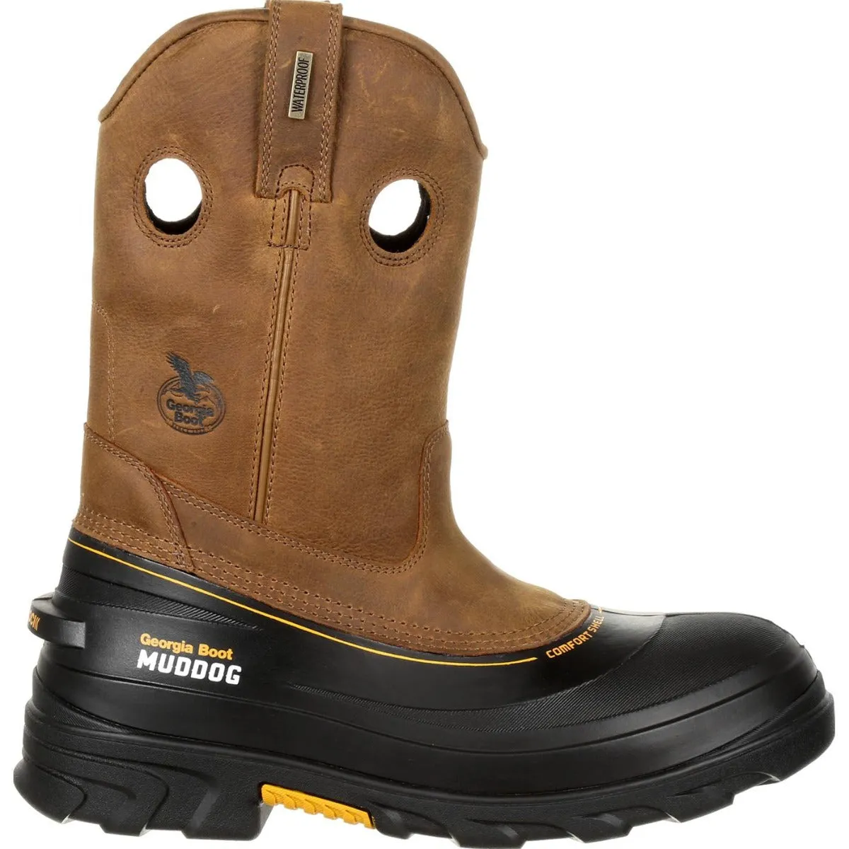 Georgia Boot Barracuda Gold Muddog Composite Toe Waterproof Mens Work Wellington Boots GB00243
