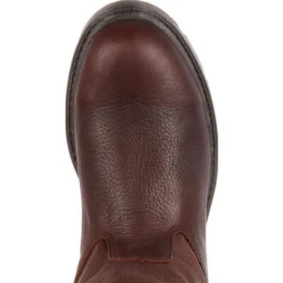 Georgia Boot Brown Homeland Steel Toe Waterproof Men's Work Boot G111 **ONLINE ONLY