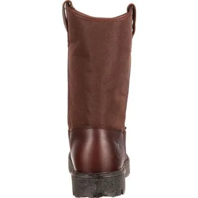 Georgia Boot Brown Homeland Steel Toe Waterproof Men's Work Boot G111 **ONLINE ONLY