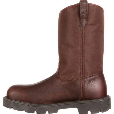 Georgia Boot Brown Homeland Steel Toe Waterproof Men's Work Boot G111 **ONLINE ONLY