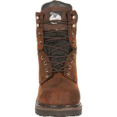 Georgia Boot Dark Brown Brookville Steel Toe Waterproof Mens Work Boots G9334 **ONLINE ONLY