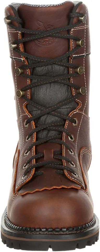 Georgia Boot Men's Amp Lt Low Heel Logger Industrial Boot