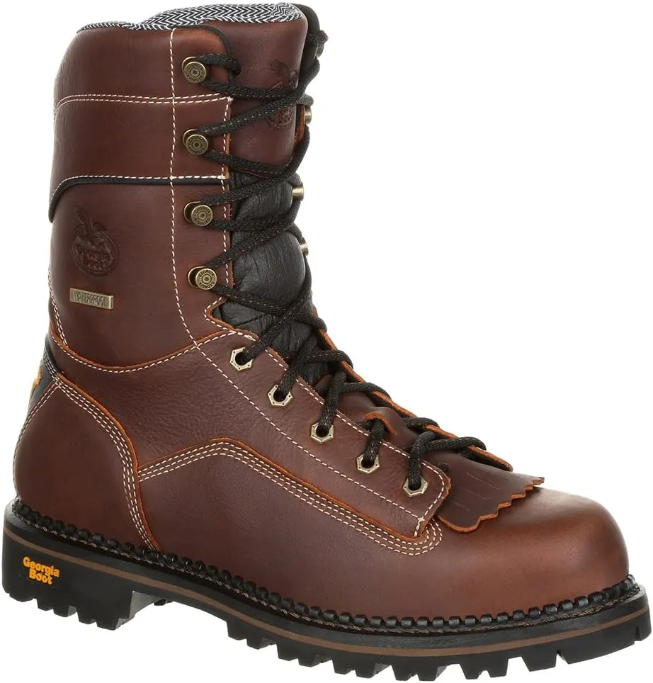 Georgia Boot Men's Amp Lt Low Heel Logger Industrial Boot