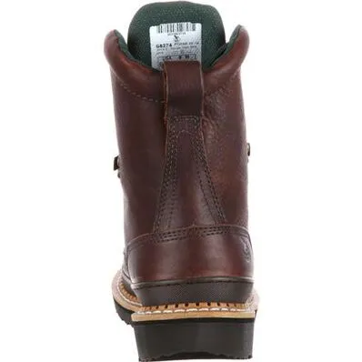 Georgia Boot Soggy Brown Giant Steel Toe Work Boot G8374 **ONLINE ONLY