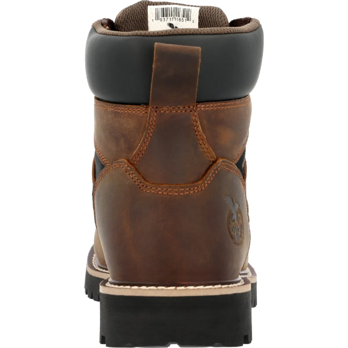 Georgia Boots Brown Core 37 Steel Toe 6 inch Men's Waterproof Work Boots GB00636