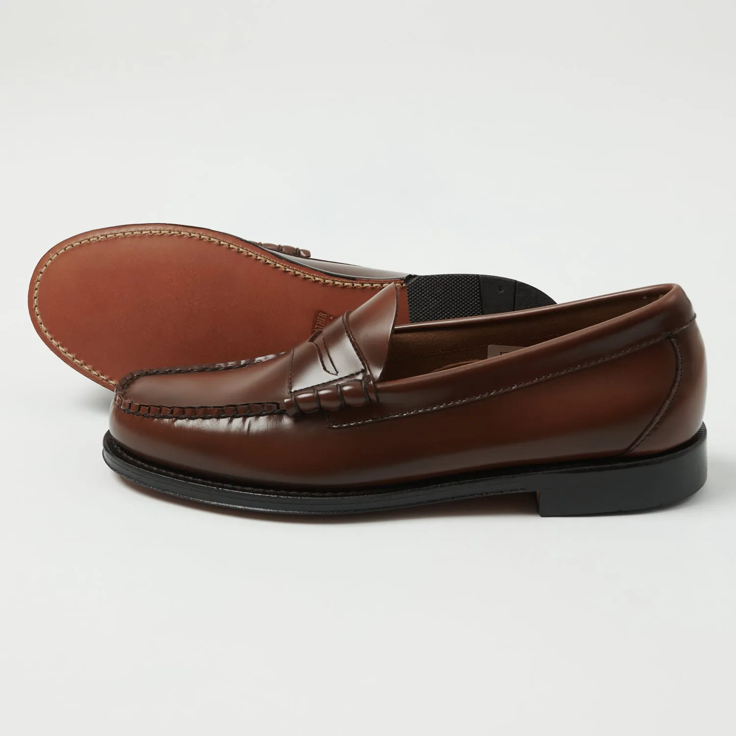 G.H. Bass Weejun Larson Moc Penny Loafer - Mid Brown