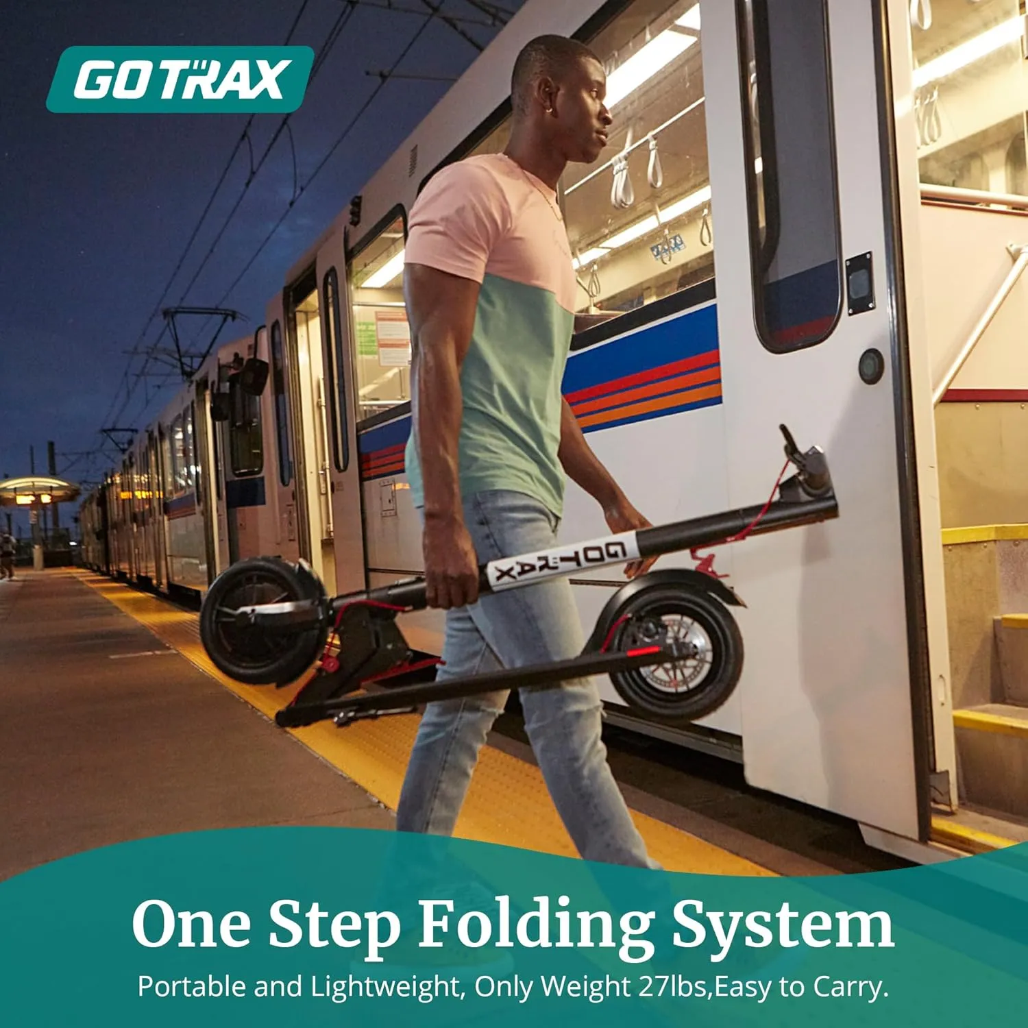 Gotrax GXL V2 Electric Scooter, 8.5" Solid Tire, Max 9 Mile and 15.5Mph Speed Power by 250W Motor, Lightweight 25.95lb, Cruise Control Aluminum Alloy Frame Foldable Commuting Escooter for Adults 13 