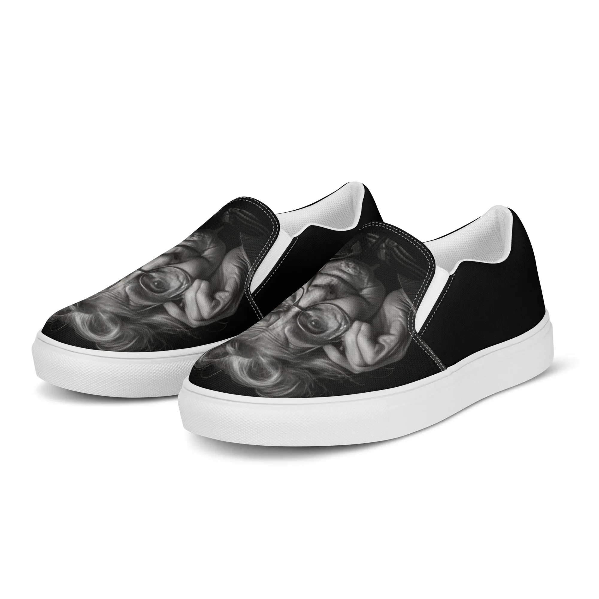 Graceful Glance Women’s slip-on canvas shoes