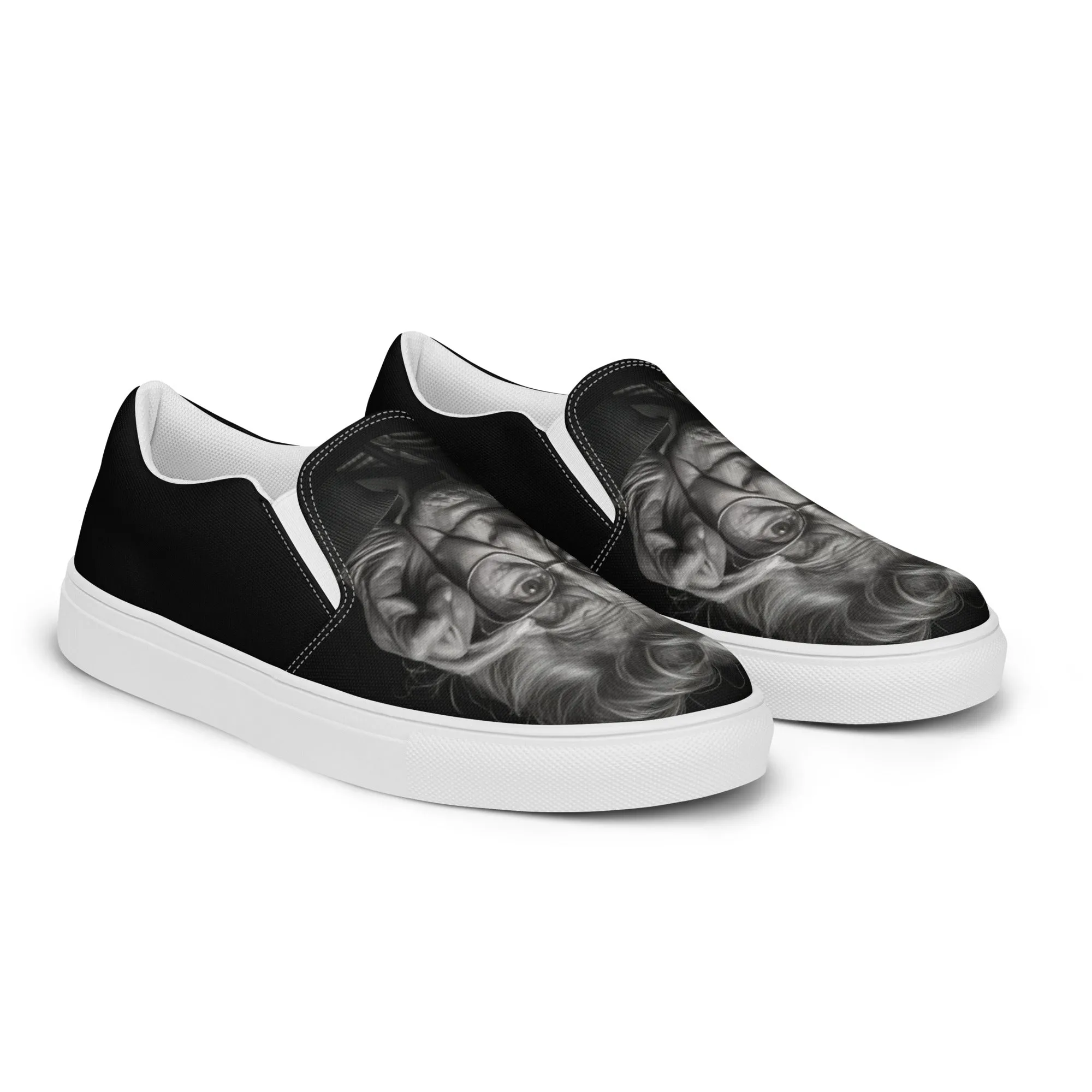 Graceful Glance Women’s slip-on canvas shoes