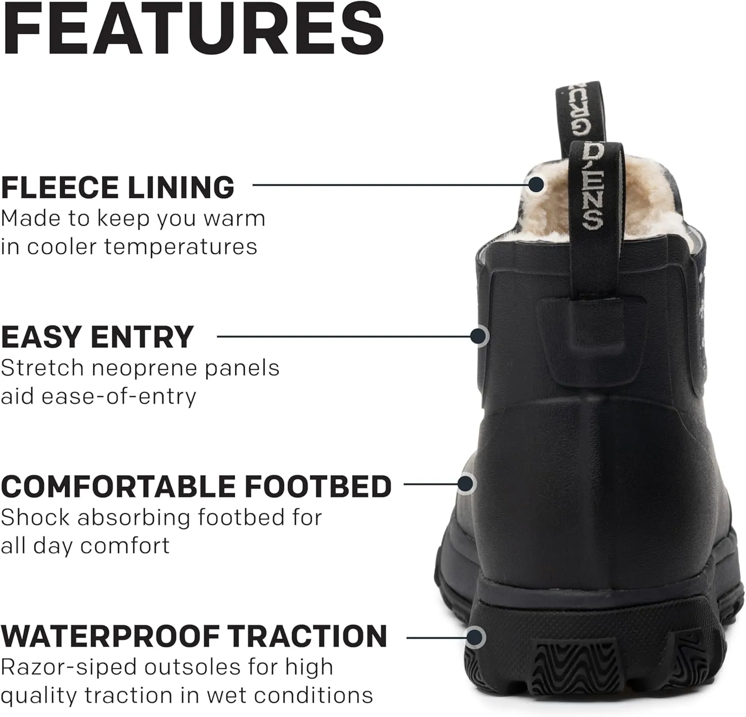 Grundéns Women's Deviation Sherpa Ankle Boot | Durable, Waterproof, Fleece Lined