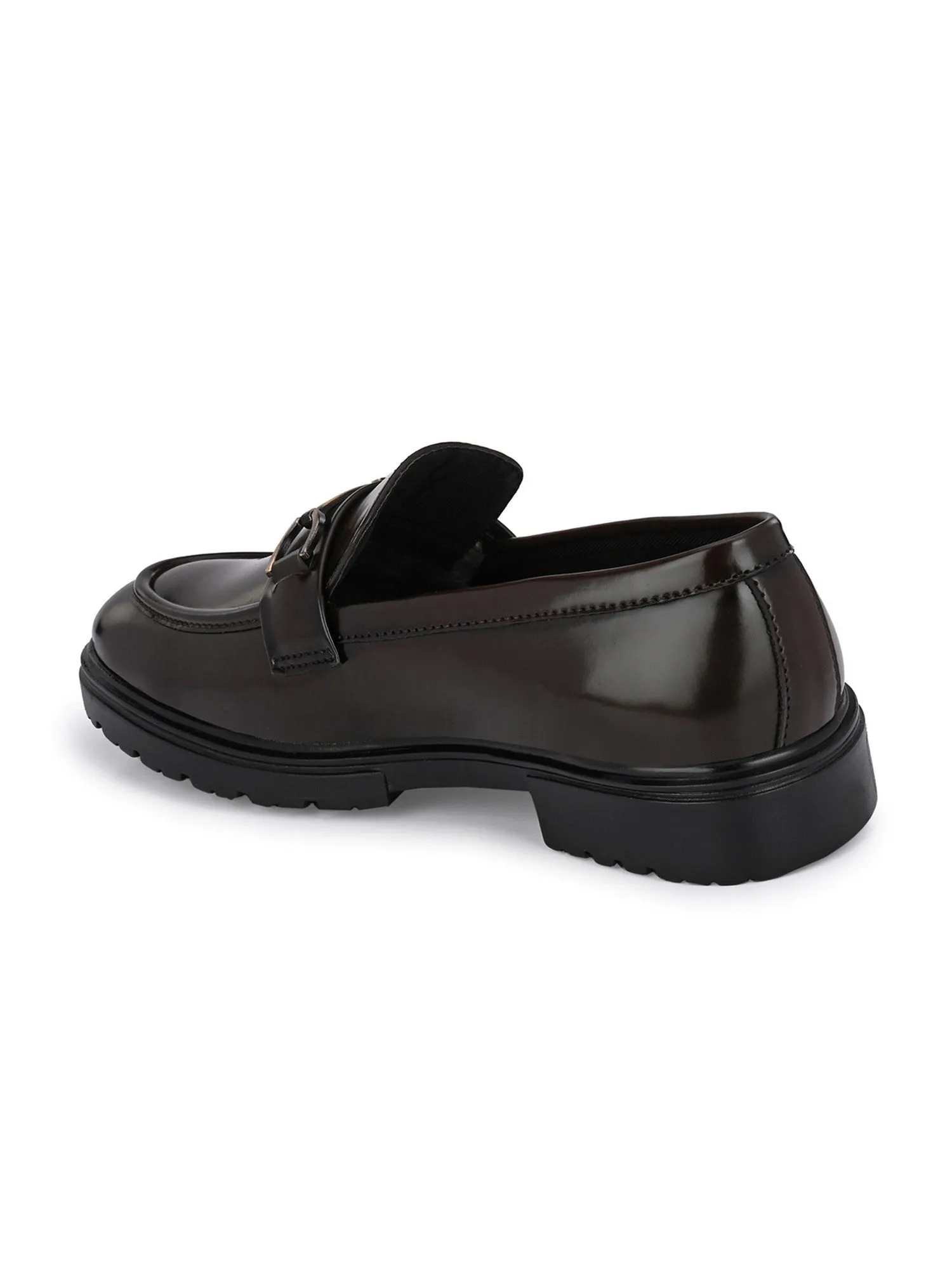 Guava Men's Brown Slip On Semi Formal Shoes (GV15JA819)