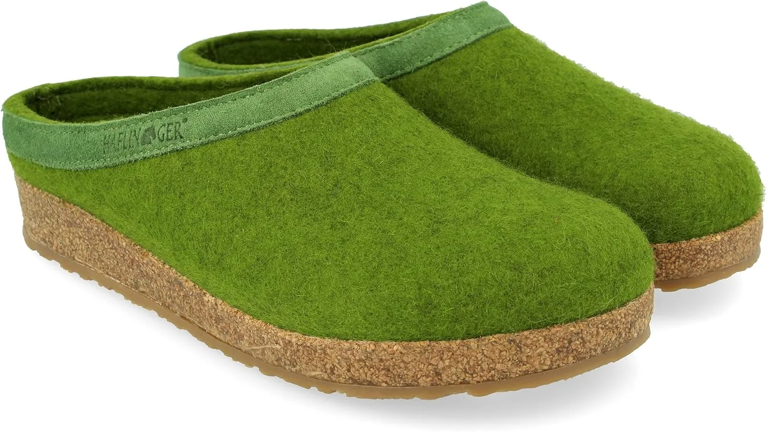 HAFLINGER Unisex's Wool felt Open Back Slippers