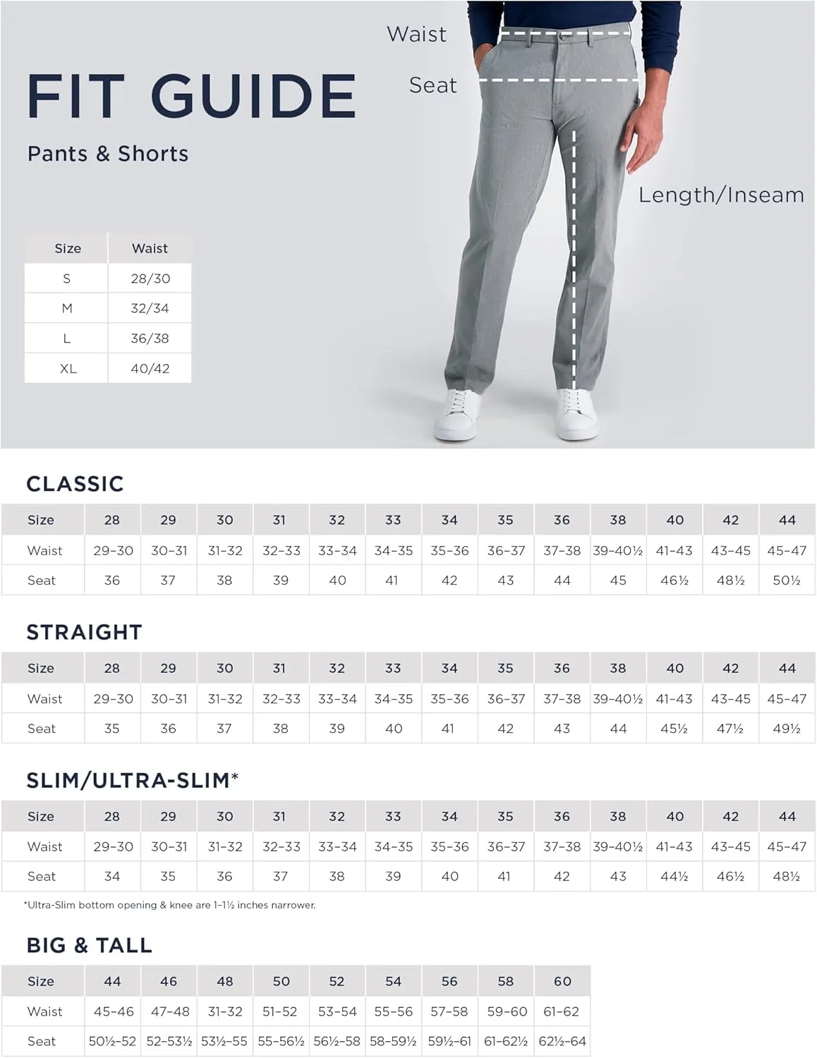 Haggar Men's 4 Way Stretch Ultra Slim Flat Front Dress Pant