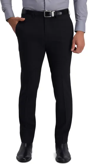 Haggar Men's 4 Way Stretch Ultra Slim Flat Front Dress Pant