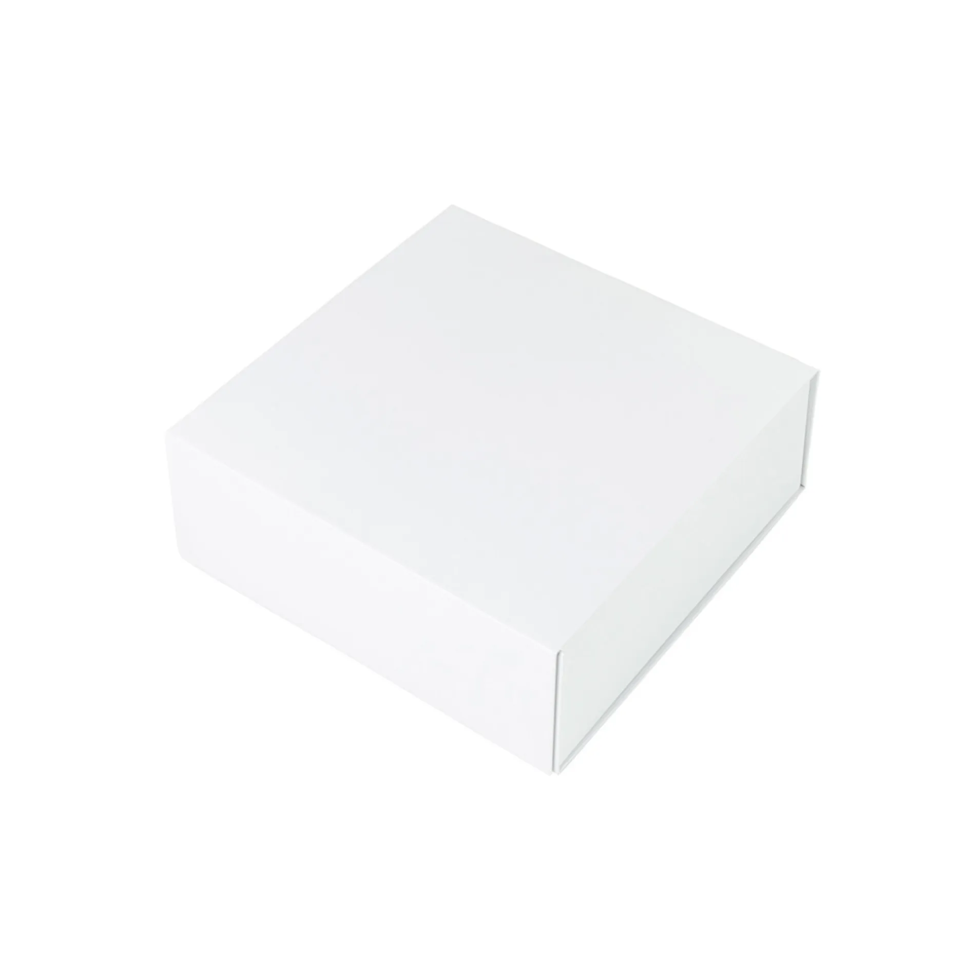 Hamper Box - Rectangle, Magnetic Closure Large, Matt White
