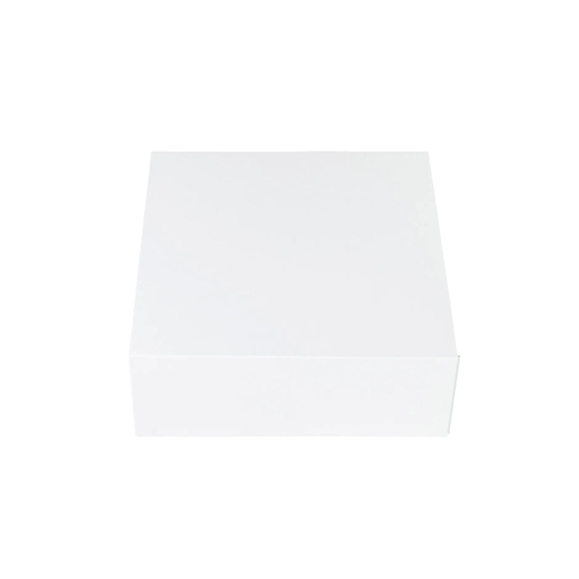 Hamper Box - Rectangle, Magnetic Closure Large, Matt White