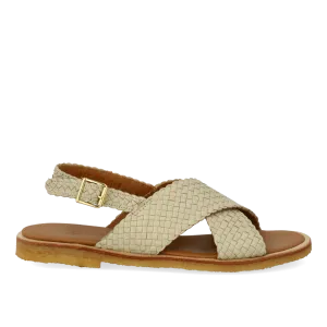Hand-braided classic cross sandal