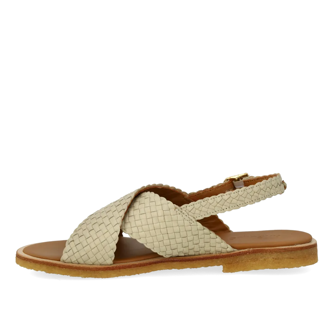 Hand-braided classic cross sandal