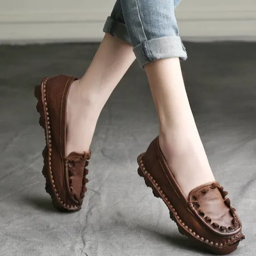 Handmade Ethnic Comfortable Retro Shoes Loafer
