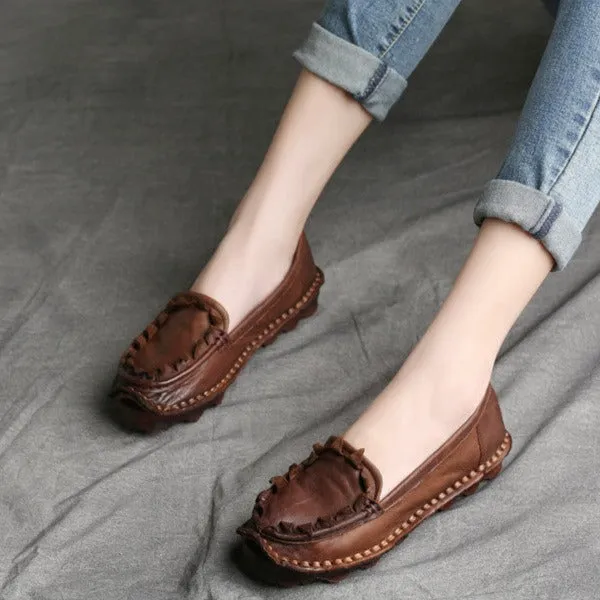 Handmade Ethnic Comfortable Retro Shoes Loafer