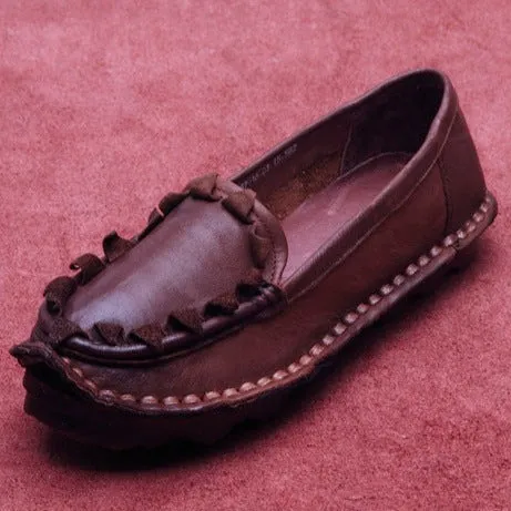 Handmade Ethnic Comfortable Retro Shoes Loafer