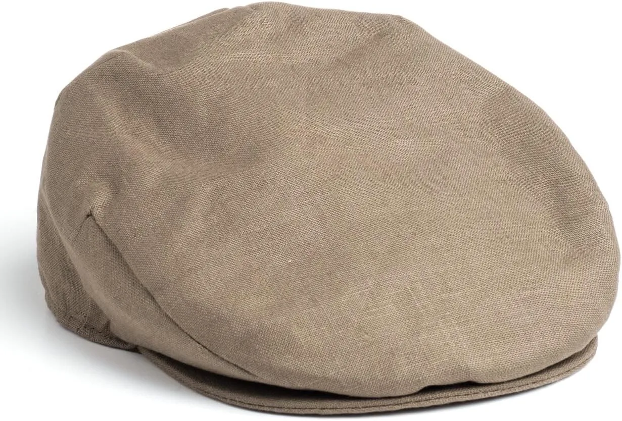 Hanna Hats Traditional Irish Tweed Wool Vintage Cap. Unisex Cabbie Hat. Stud Fastener & Taffeta Lining. 100% Made in Ireland.