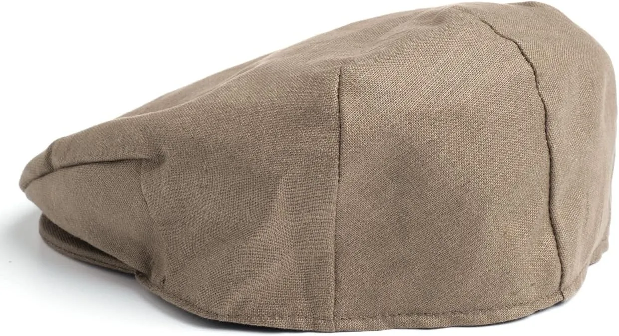 Hanna Hats Traditional Irish Tweed Wool Vintage Cap. Unisex Cabbie Hat. Stud Fastener & Taffeta Lining. 100% Made in Ireland.